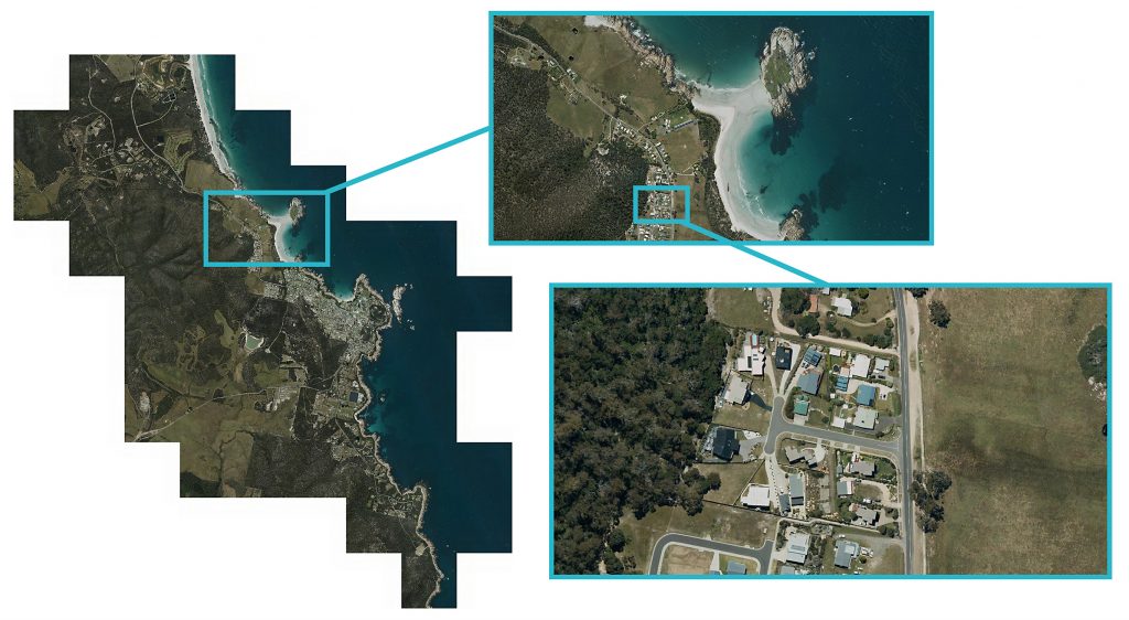 Capturing high resolution imagery allows for details to be retained in large scale projects