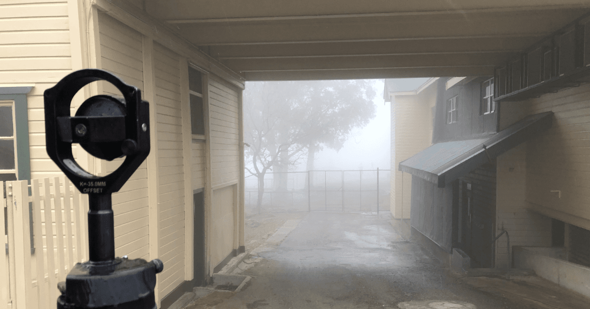 Mt Buffalo survey equipment