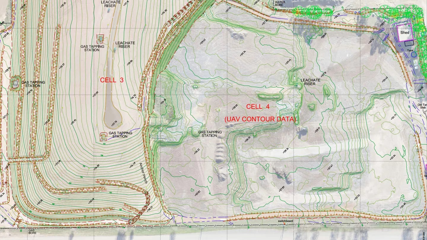 Landfill feature survey