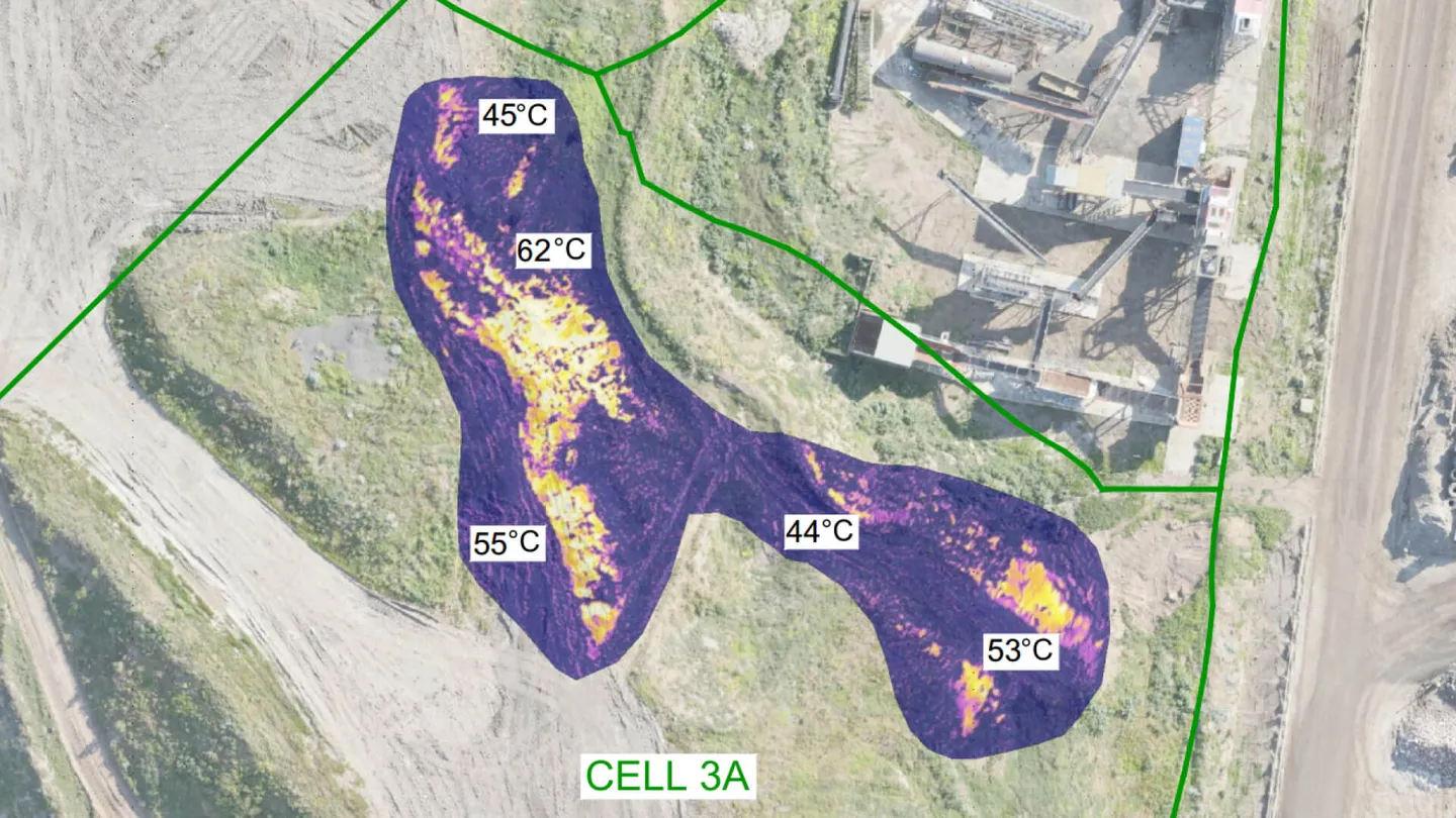 Thermal image cell surface