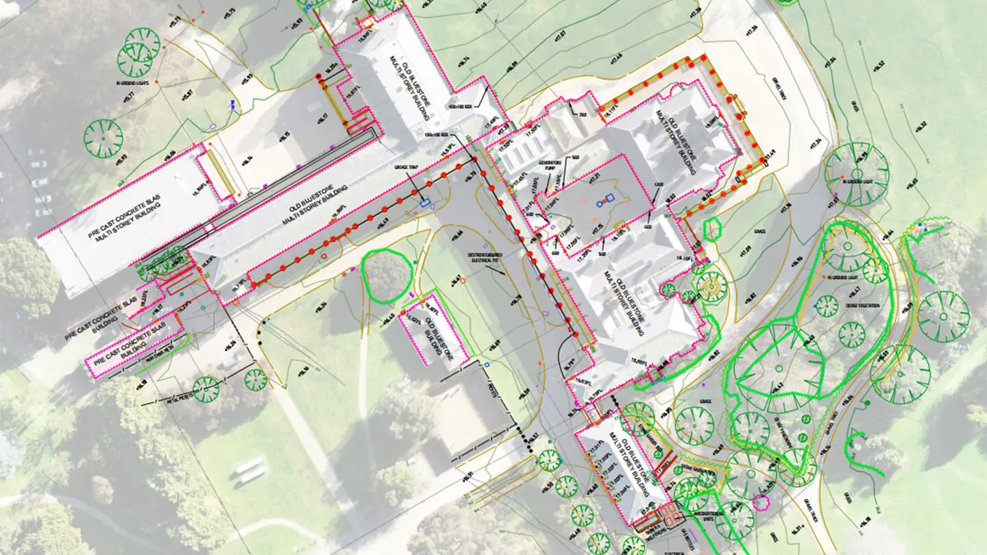 Werribee park feature survey