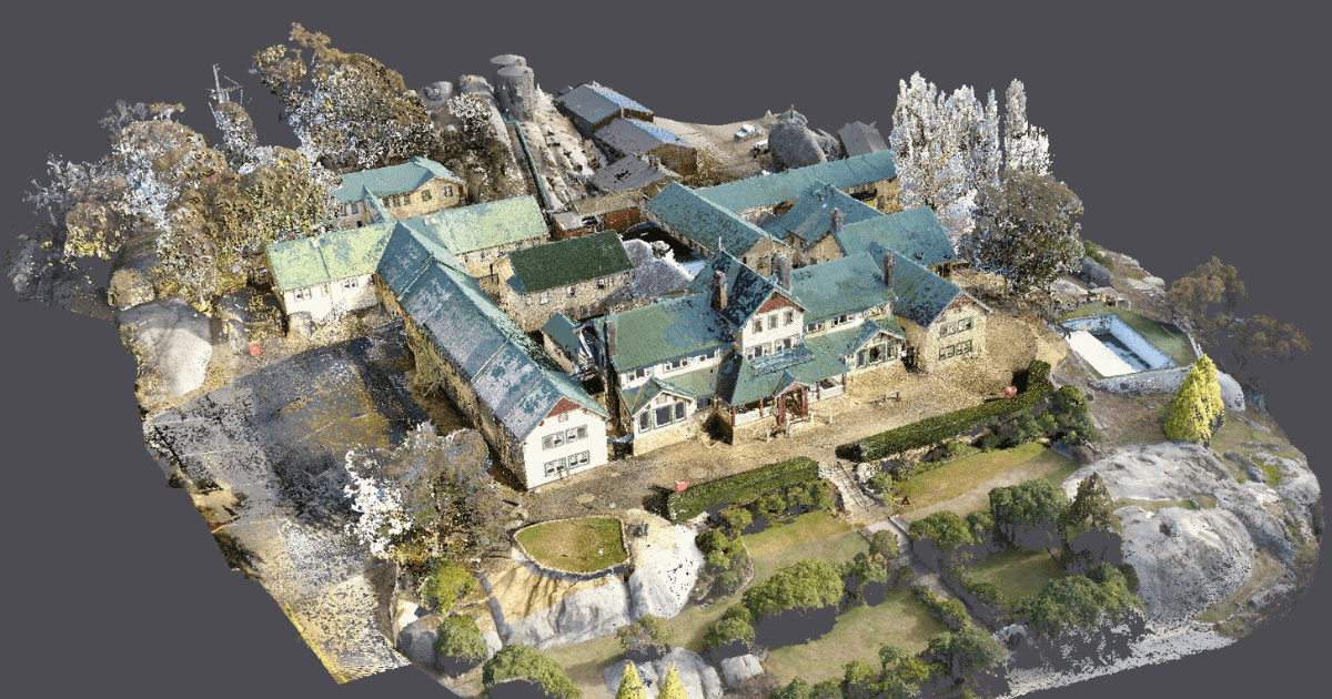 Mt Buffalo survey point cloud