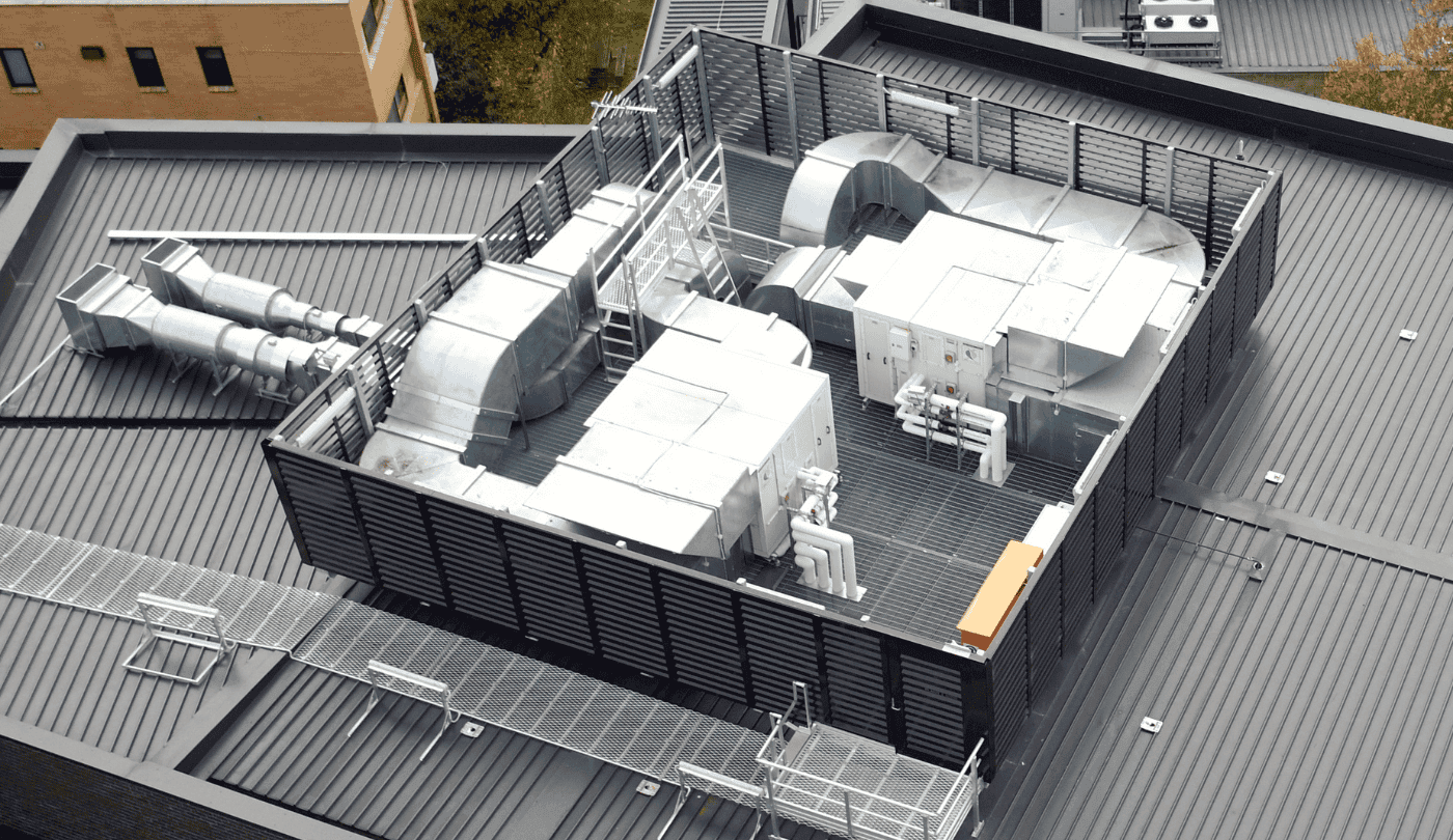 Property roof inspection
