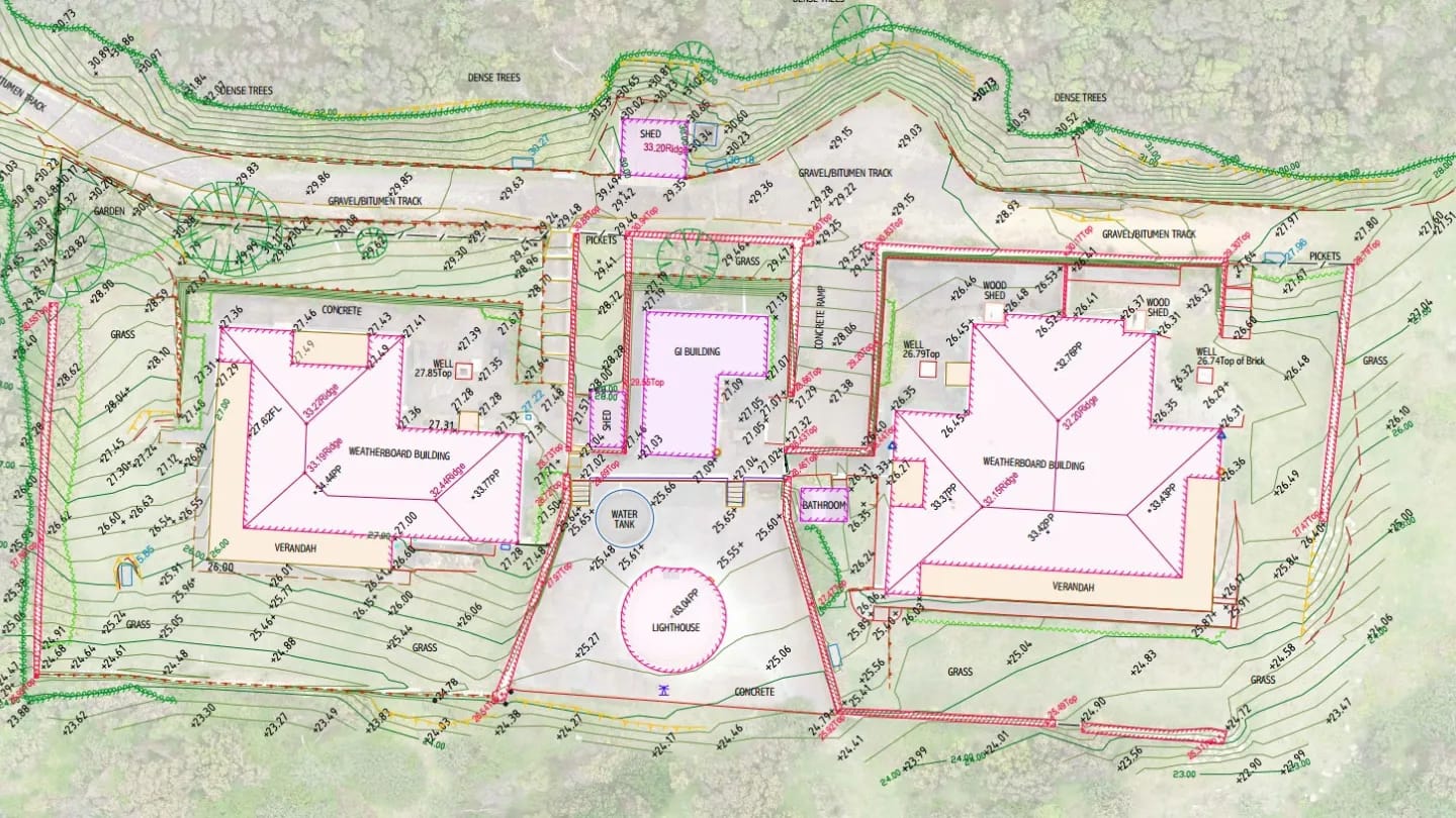 Point Hicks Lightstation aerial map