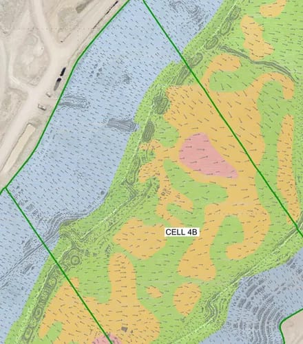 Landfill cell watershed analysis