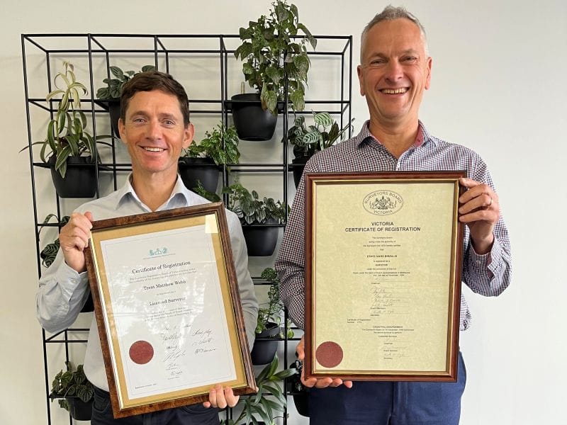 Licensed title surveying - Trent and Erik