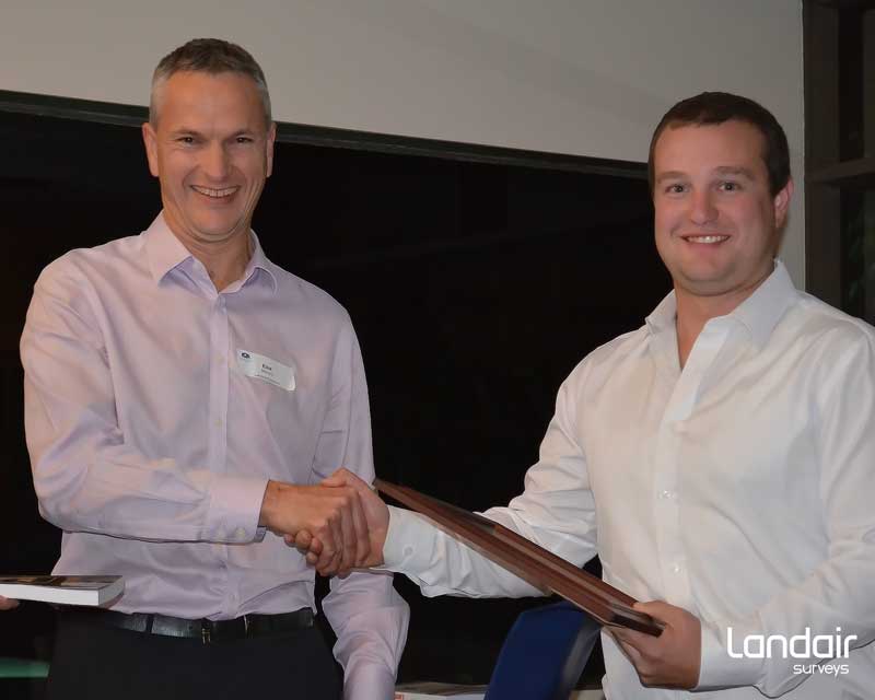 Managing director Erik Birzulis was very pleased to be involved in the evening by presenting certificates to graduates.